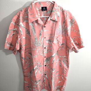 NWOT DC Classic Las Vegas Shirt XL Mens Palm Tree Aloha Button Up Shirt Pocket